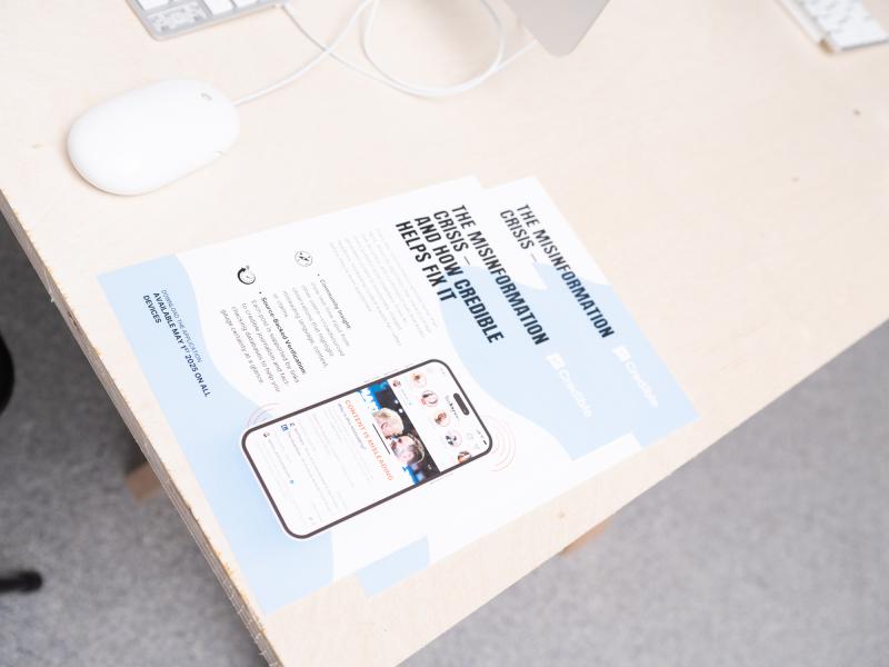 detail image of pamphlets on a desk